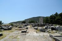 Le site archéologique de Priène en Anatolie. Le temple d'Athéna Polias. Cliquer pour agrandir l'image dans Adobe Stock (nouvel onglet).