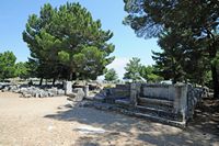 Le site archéologique de Priène en Anatolie. L'agora. Cliquer pour agrandir l'image dans Adobe Stock (nouvel onglet).
