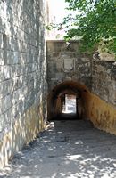 Le château Saint-Pierre à Bodrum en Anatolie. Le tunnel d'entrée. Cliquer pour agrandir l'image dans Adobe Stock (nouvel onglet).