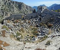 L'Anatolie en mer Égée. Le théâtre antique de Termessos (auteur Saffron Blaze). Cliquer pour agrandir l'image.