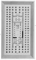 Les quartiers périphériques d'Éphèse en Anatolie. Plan du temple d'Artémis par John Turtle Wood, 1877. Cliquer pour agrandir l'image.