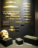 Le musée d'archéologie sous-marine de Bodrum en Anatolie. Exposition de joaillerie. Cliquer pour agrandir l'image.