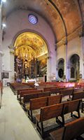 El noreste de la ciudad vieja de Palma - Iglesia de San Miguel. Haga clic para ampliar la imagen en Adobe Stock (nueva pestaña).