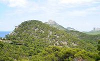 Peninsula and Cape Formentor in Mallorca - La Serra Albercutx. Click to enlarge the image in Adobe Stock (new tab).