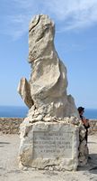 Peninsula and Cape Formentor in Mallorca - Memorial to the engineer Antonio Paretti. Click to enlarge the image in Adobe Stock (new tab).