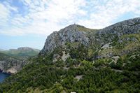 Peninsula and Cape Formentor in Mallorca - La Tour Albercutx. Click to enlarge the image in Adobe Stock (new tab).