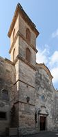Stadt Sineu Mallorca - Die Kirche der Unbefleckten Empfängnis. Klicken, um das Bild in Adobe Stock zu vergrößern (neue Nagelritze).