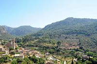The town of Valldemossa in Mallorca - Valldemossa. Click to enlarge the image in Adobe Stock (new tab).