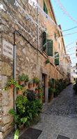 The town of Valldemossa in Mallorca - Carrer Rectoria. Click to enlarge the image in Adobe Stock (new tab).