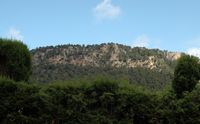 La Chartreuse de Valldemossa à Majorque. La Serra de Tramuntana vue depuis la chartreuse. Cliquer pour agrandir l'image.