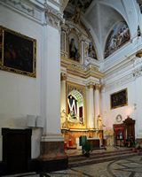 Die Kartause von Valldemossa - Chor der Kirche des Kartäuserklosters. Klicken, um das Bild zu vergrößern.