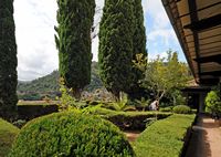 Die Kartause von Valldemossa - Garten des Priors des Kartäuserklosters. Klicken, um das Bild zu vergrößern.