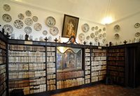 La Certosa di Valldemossa - Biblioteca della Certosa. Clicca per ingrandire l'immagine.