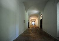 Die Kartause von Valldemossa - Korridor des Kartäuserklosters. Klicken, um das Bild zu vergrößern.