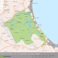 The Albufera Natural Park is in Mallorca - Map Nature Park. Click to enlarge the image.