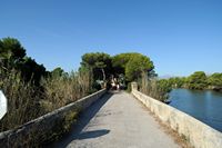 The Albufera Natural Park is in Mallorca - The park entrance. Click to enlarge the image.