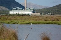 The Albufera Natural Park is in Mallorca - Thermal Power Plant Murterar. Click to enlarge the image.