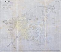 The Albufera Natural Park is in Mallorca - Map of the lagoon in 1851. Click to enlarge the image.