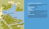 Het natuurpark van Mondragó in Majorca - Wandelroute nummer 2 - Klik voor groter beeld