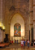 A catedral de Palma de Maiorca - Capela Cristo da Alma. Clicar para ampliar a imagem.