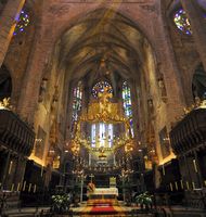 De kathedraal van Palma de Mallorca - Koninklijke Kapel. Klikken om het beeld te vergroten.