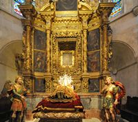 La cathédrale de Palma de Majorque. Chapelle de la nef sud. Cliquer pour agrandir l'image.