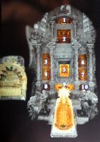 Cattedrale di Palma de Maiorca - Leggenda della cappella della Madonna de la Couronne. Clicca per ingrandire l'immagine.