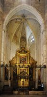 De kathedraal van Palma de Mallorca - De kapel van Onze Lieve Vrouw van de Assumptie. Klikken om het beeld te vergroten.