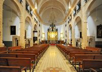 Palma di Maiorca all'ovest del Born - Chiesa di Sant Gaietà. Clicca per ingrandire l'immagine.