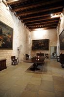 O palácio da Almudaina em Palma de Maiorca - Sala de jantar dos oficiais. Clicar para ampliar a imagem.