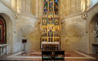 Le palais de l'Almudaina à Palma de Majorque. Chapelle Sainte-Anne. Cliquer pour agrandir l'image.