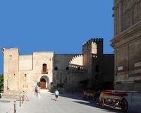 O palácio da Almudaina em Palma de Maiorca - Grande Porta. Clicar para ampliar a imagem.