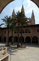 The Almudaina Palace in Palma de Mallorca - Place d'Armes. Click to enlarge the image.