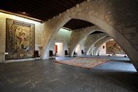 Palacio de la Almudaina de Palma de Mallorca - Salón del Trono. Haga clic para ampliar la imagen.