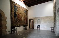 The Almudaina Palace in Palma de Mallorca - Hall of King's Palace. Click to enlarge the image.