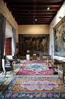O palácio da Almudaina em Palma de Maiorca - Sala do Palácio do Rei. Clicar para ampliar a imagem.