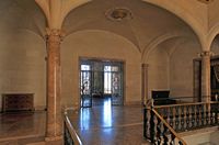 El palacio de marzo en Palma de Mallorca - El rellano del primer piso. Haga clic para ampliar la imagen.