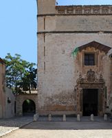Il sud-est del centro storico di Palma di Maiorca - La Chiesa di Santa Chiara. Clicca per ingrandire l'immagine.