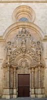 Het zuidoosten van de oude stad van Palma de Mallorca - De kerk van de berg Sion. Klikken om het beeld te vergroten.