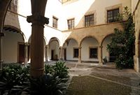 Le sud-ouest de la vieille ville de Palma de Majorque. Estudi general Lullià. Cliquer pour agrandir l'image.