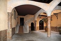 Il sud-ovest della città vecchia di Palma di Maiorca - Il patio Can Amoros. Clicca per ingrandire l'immagine.