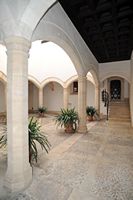 Il sud-ovest della città vecchia di Palma di Maiorca - Il patio Can Bordils. Clicca per ingrandire l'immagine.