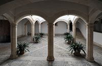 Il sud-ovest della città vecchia di Palma di Maiorca - Il patio Can Bordils. Clicca per ingrandire l'immagine.