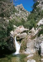 Le village de Biniaraix à Majorque. Es barranc de Biniaraix. Cliquer pour agrandir l'image.