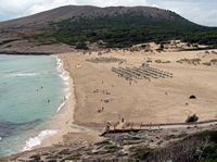 The village of Cala Mesquida Majorca - The beach of Cala Mesquida (author Olaf Tausch). Click to enlarge the image.