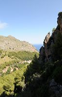 Le village de Sa Calobra à Majorque. Route de Sa Calobra. Cliquer pour agrandir l'image.