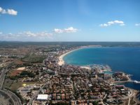 The village of Playa de Palma in Mallorca - Can Pastilla from the air (author Olaf Tausch). Click to enlarge the image.