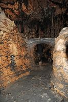 As grutas de Artà em Maiorca - A sala das Colunas. Clicar para ampliar a imagem.