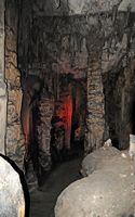 As grutas de Artà em Maiorca - A sala do Inferno. Clicar para ampliar a imagem.