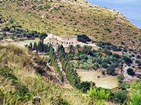 Das Dorf Colònia de Sant Pere in Mallorca - Betlem Einsiedelei (Autor Olaf Tausch). Klicken, um das Bild zu vergrößern.
